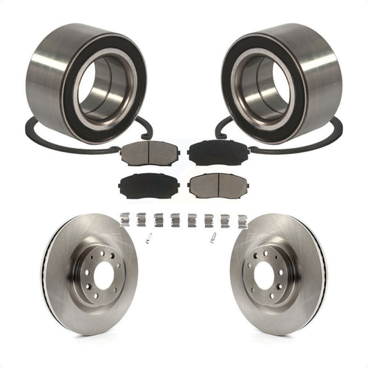 Wheel Bearing Disc Brake Rotors And Pads Front Kit For 2007-2015 Mazda CX-9