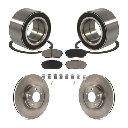 Wheel Bearing Disc Brake Rotors And Pads Front Kit For Ford Edge Lincoln MKX