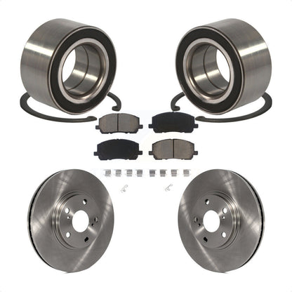 Wheel Bearing Disc Brake Rotors And Ceramic Pads Front Kit For Toyota Highlander