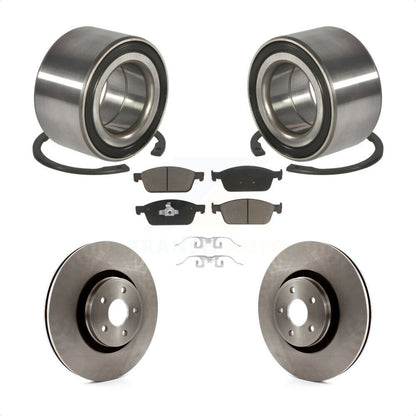 Wheel Bearing Disc Brake Rotors And Pads Front Kit For Ford Focus Lincoln MKC
