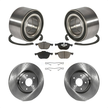 Wheel Bearing Disc Brake Rotors And Ceramic Pads Front Kit For Ford Escape C-Max