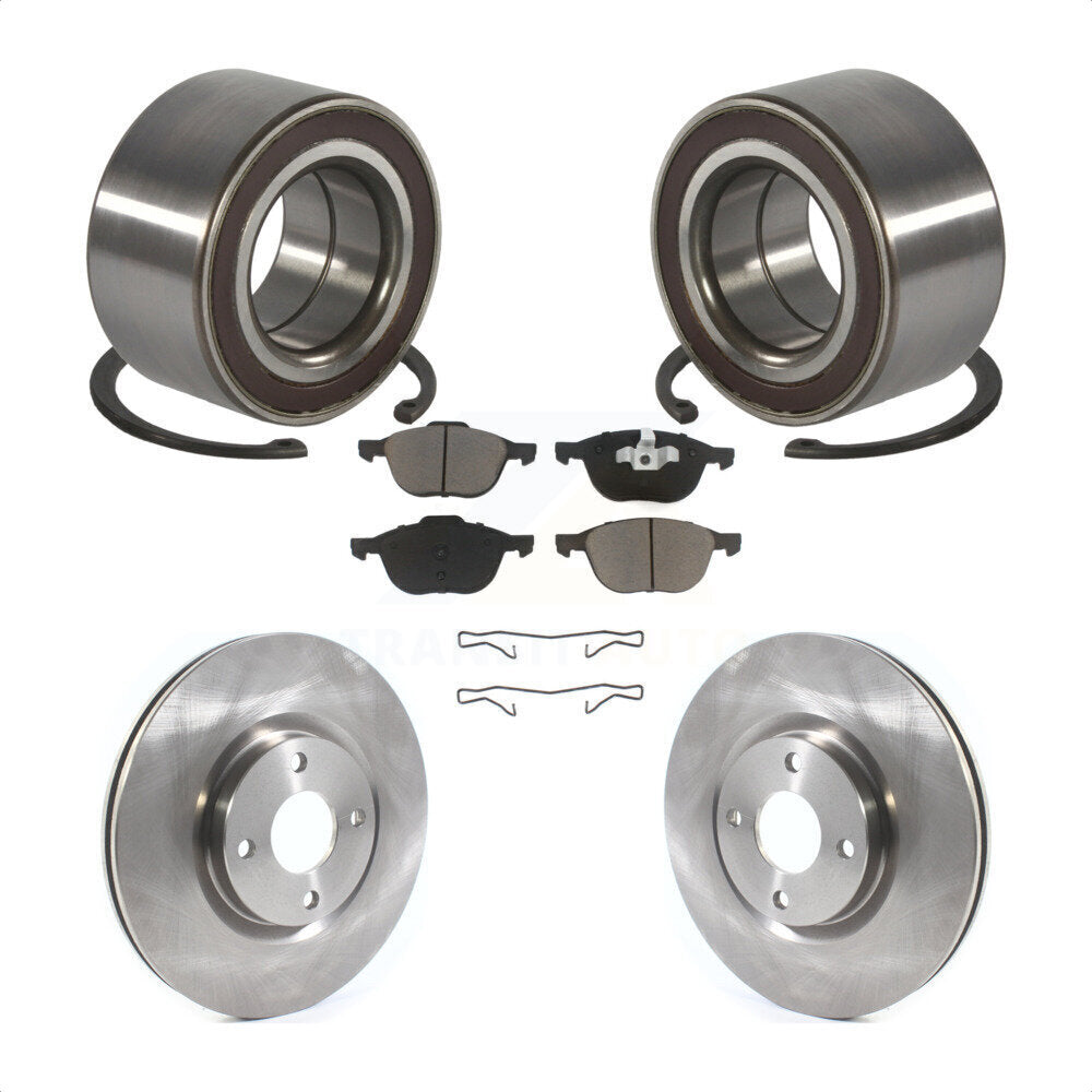 Wheel Bearing Disc Brake Rotors And Pads Front Kit For 2018-2022 Ford EcoSport