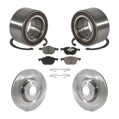 Wheel Bearing Disc Brake Rotors And Pads Front Kit For 2018-2022 Ford EcoSport