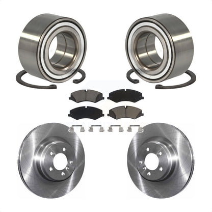 Wheel Bearing Brake Rotor Pad Front Kit For Land Rover Range Naturally Aspirated