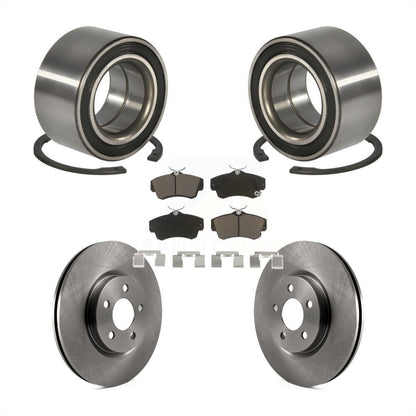 Wheel Bearing Disc Brake Rotor And Ceramic Pad Front Kit For Chrysler PT Cruiser