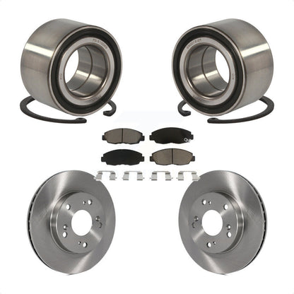 Wheel Bearing Disc Brake Rotors And Ceramic Pads Front Kit For Honda Civic