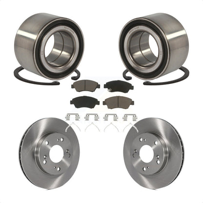 Wheel Bearing Disc Brake Rotors And Ceramic Pads Front Kit For Honda Civic