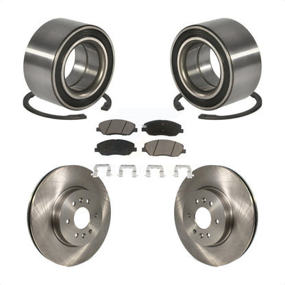 Wheel Bearing Disc Brake Rotors And Pads Front Kit For 2009-2011 Kia Borrego