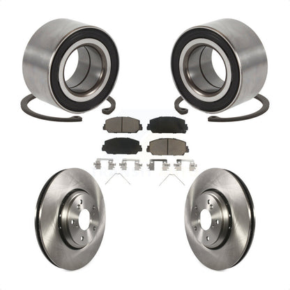 Wheel Bearing Disc Brake Rotors And Pads Front Kit For Honda Civic Acura ILX