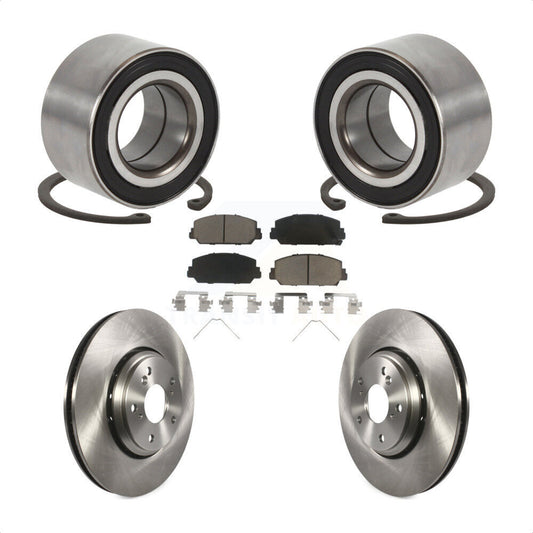 Wheel Bearing Disc Brake Rotors And Pads Front Kit For Honda Civic Acura ILX