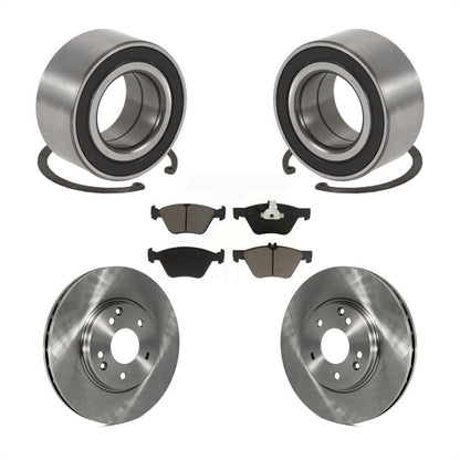 Wheel Bearing Disc Brake Rotor And Ceramic Pads Front Kit For Mercedes-Benz E320