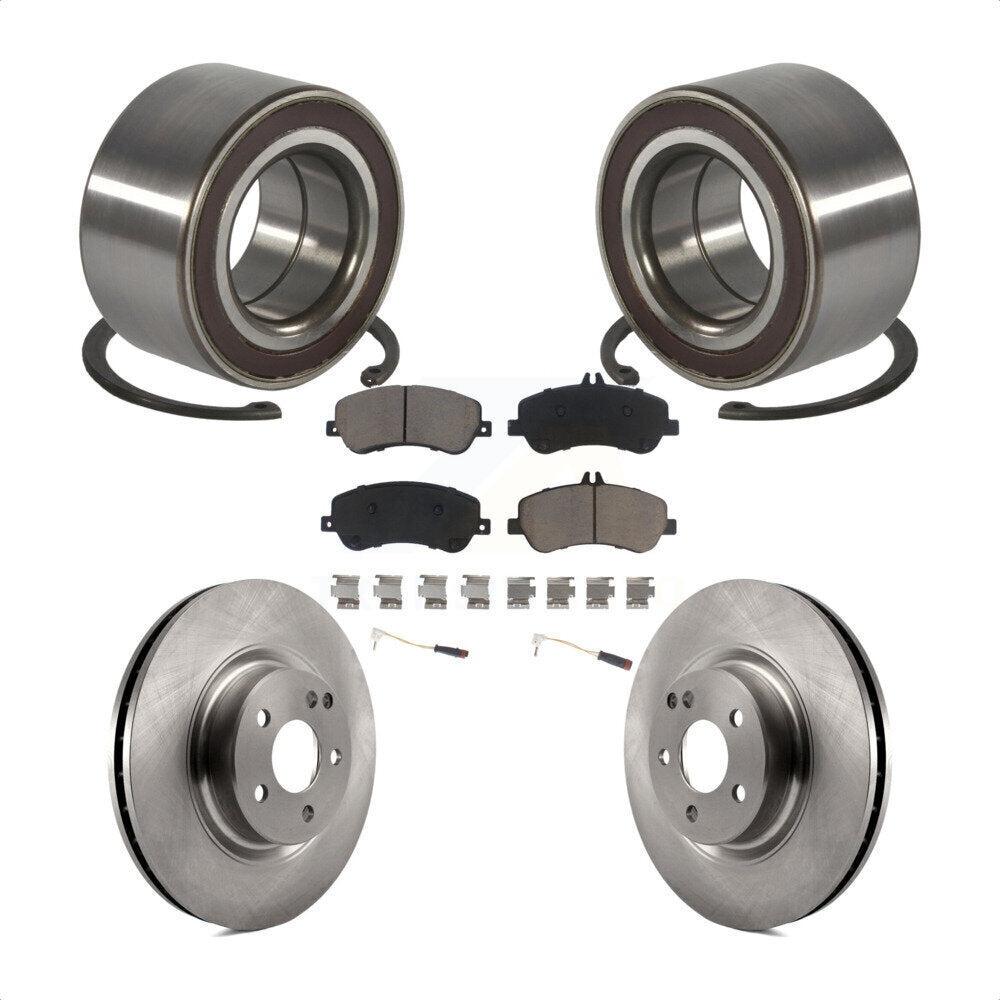 Wheel Bearing Disc Brake Rotor And Pad Front Kit For Mercedes-Benz GLK350 GLK250