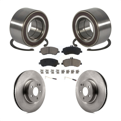 Wheel Bearing Disc Brake Rotor And Pad Front Kit For Mercedes-Benz GLK350 GLK250