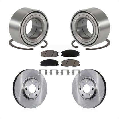 Wheel Bearing Disc Brake Rotors And Ceramic Pads Front Kit For Hyundai XG350