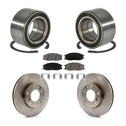 Wheel Bearing Disc Brake Rotors And Ceramic Pads Front Kit For Kia Sedona