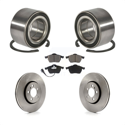 Wheel Bearing Disc Brake Rotor & Pads Front Kit For Volkswagen Jetta Golf Beetle