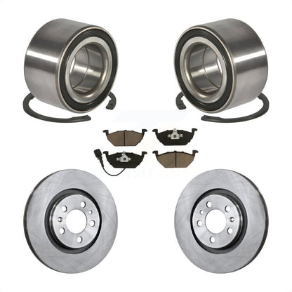 Wheel Bearing Brake Rotor & Pads Front Kit For Volkswagen Jetta Beetle Golf City