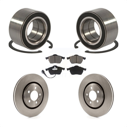 Wheel Bearing Disc Brake Rotor And Pad Front Kit For 1996 Volkswagen Passat 2.8L
