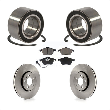 Wheel Bearing Brake Rotor Pads Front Kit For Volkswagen Golf 72mm Outer Diameter