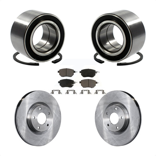 Wheel Bearing Disc Brake Rotors And Pads Front Kit For Nissan Altima Maxima
