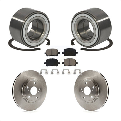 Wheel Bearing Disc Brake Rotors And Pads Front Kit For 1999-2001 Lexus RX300