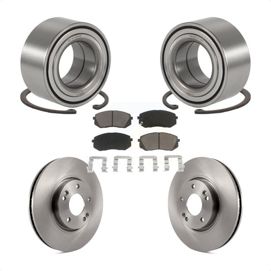 Wheel Bearing Disc Brake Rotor And Pad Front Kit For Hyundai Tucson Kia Sportage