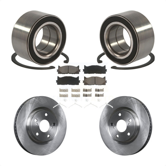 Wheel Bearing Disc Brake Rotor Pad Front Kit For Toyota Camry Lexus ES350 Avalon