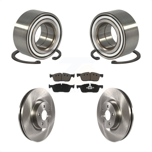 Wheel Bearing Brake Rotor And Pad Front Kit For Land Rover Discovery Sport Range