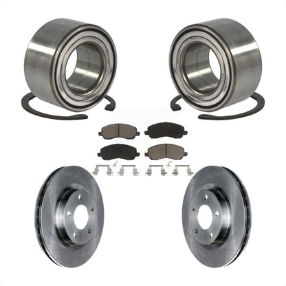 Wheel Bearing Brake Rotor Pad Front Kit For Mitsubishi Jeep Outlander RVR Lancer