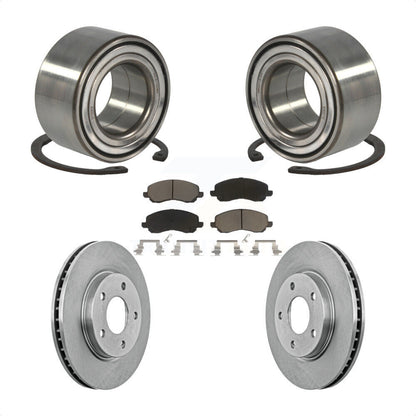 Wheel Bearing Disc Brake Rotor Pad Front Kit For Mitsubishi Lancer Dodge Caliber