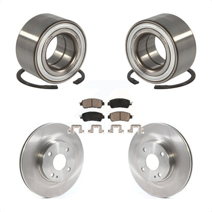 Wheel Bearing Disc Brake Rotors And Ceramic Pads Front Kit For Toyota Yaris iA