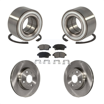 Wheel Bearing Disc Brake Rotors And Ceramic Pads Front Kit For Scion iQ