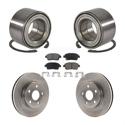 Wheel Bearing Disc Brake Rotors And Pads Front Kit For 2000 Toyota Celica GT