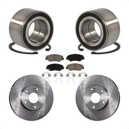 Wheel Bearing Disc Brake Rotors And Ceramic Pads Front Kit For Honda Civic