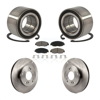 Wheel Bearing Disc Brake Rotors And Ceramic Pads Front Kit For Honda Civic