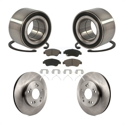 Wheel Bearing Disc Brake Rotors And Pads Front Kit For Honda Civic Acura ILX