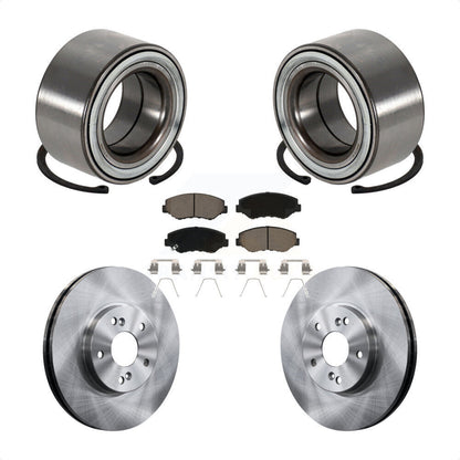 Wheel Bearing Disc Brake Rotors And Pads Front Kit For 2005-2008 Honda Pilot