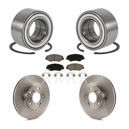 Wheel Bearing Disc Brake Rotors And Ceramic Pads Front Kit For Honda CR-V