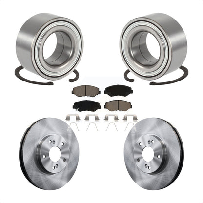 Wheel Bearing Disc Brake Rotors And Pads Front Kit For 2003-2004 Honda Pilot