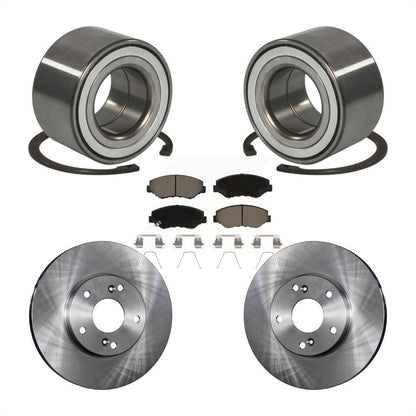 Wheel Bearing Disc Brake Rotors And Ceramic Pads Front Kit For 2016 Honda CR-Z