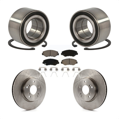 Wheel Bearing Disc Brake Rotors And Ceramic Pads Front Kit For Honda Civic
