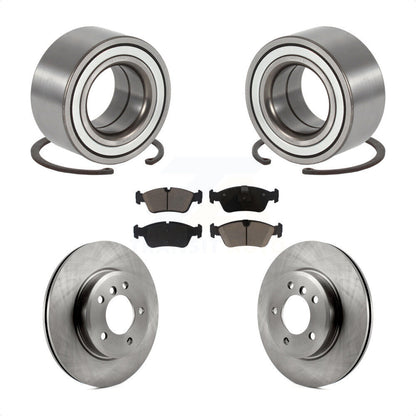 Wheel Bearing Disc Brake Rotors And Pads Front Kit For 2001-2005 BMW 325i 325xi