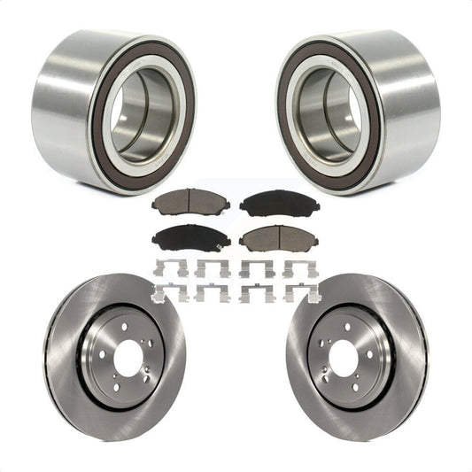 Wheel Bearing Disc Brake Rotors And Pads Front Kit For 2017-2019 Honda Ridgeline