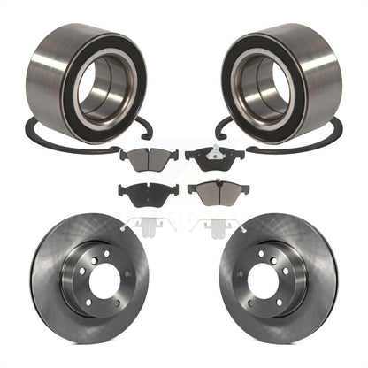 Wheel Bearing Disc Brake Rotors And Ceramic Pads Front Kit For BMW 328xi 325xi