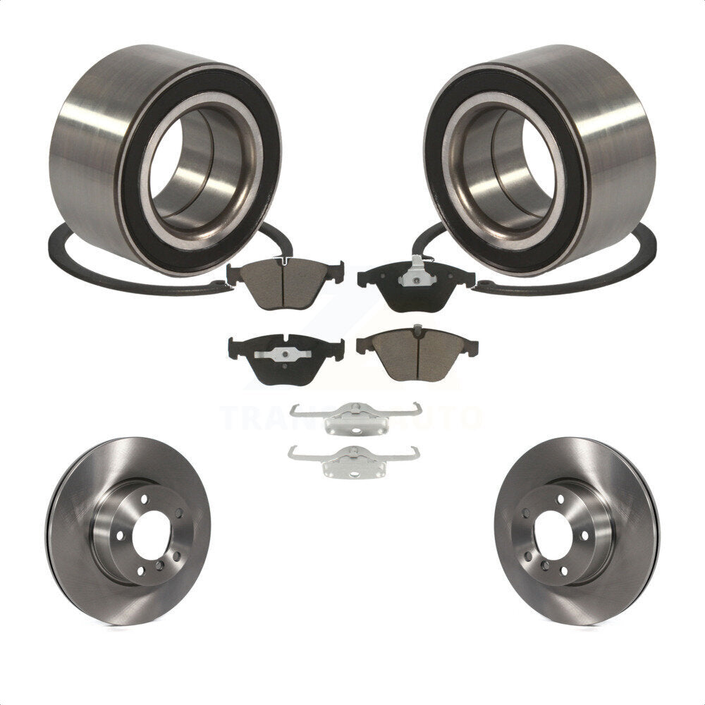 Wheel Bearing Disc Brake Rotors And Pads Front Kit For BMW 328i xDrive 328xi
