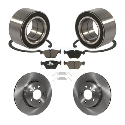 Wheel Bearing Disc Brake Rotors And Ceramic Pads Front Kit For 2004-2010 BMW X3