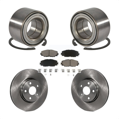 Wheel Bearing Brake Rotor & Pad Front Kit For Toyota Corolla Matrix Pontiac Vibe