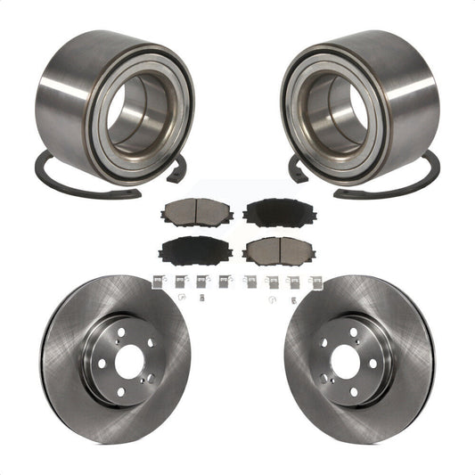Wheel Bearing Brake Rotor & Pad Front Kit For Toyota Corolla Matrix Pontiac Vibe