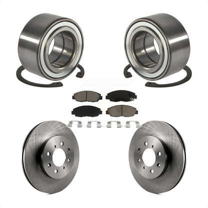 Wheel Bearing Disc Brake Rotors And Pads Front Kit For Honda Civic Acura EL