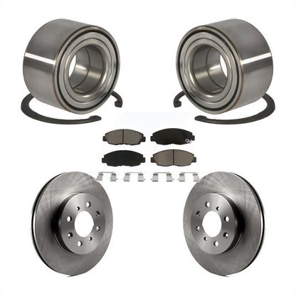 Wheel Bearing Disc Brake Rotors And Pads Front Kit For Honda Civic Acura EL